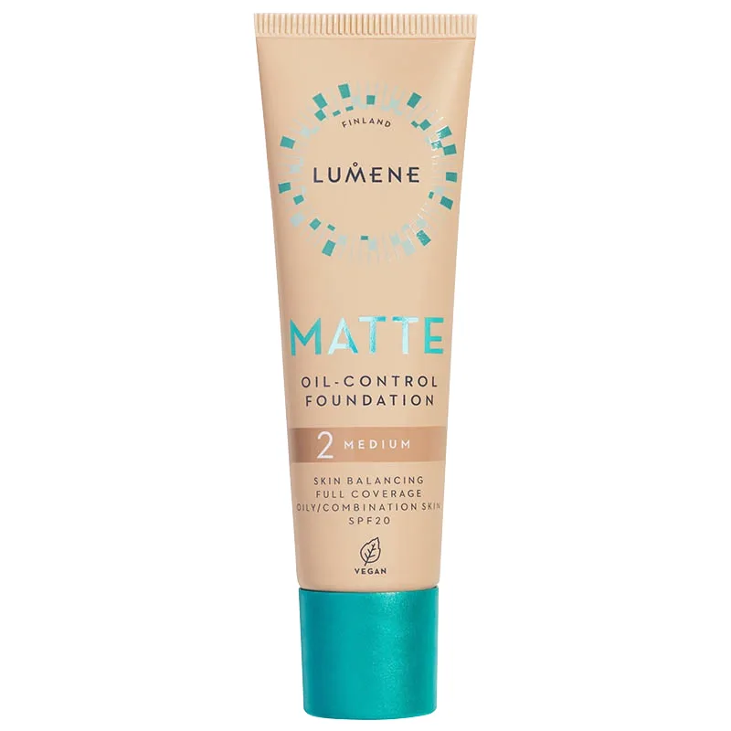Lumene Matte Oil-Control Foundation SPF 20, 30 ml 2 Medium från Lumene - köp hos Apotek Hjärtat