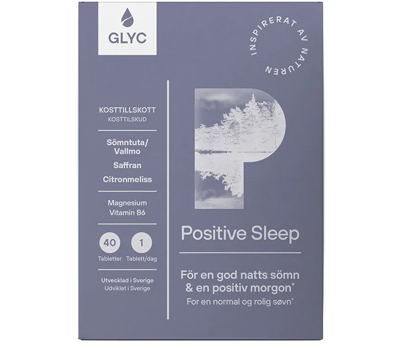 GLYC Positive Sleep 40 tabletter från Glyc – köp hos Apotek Hjärtat