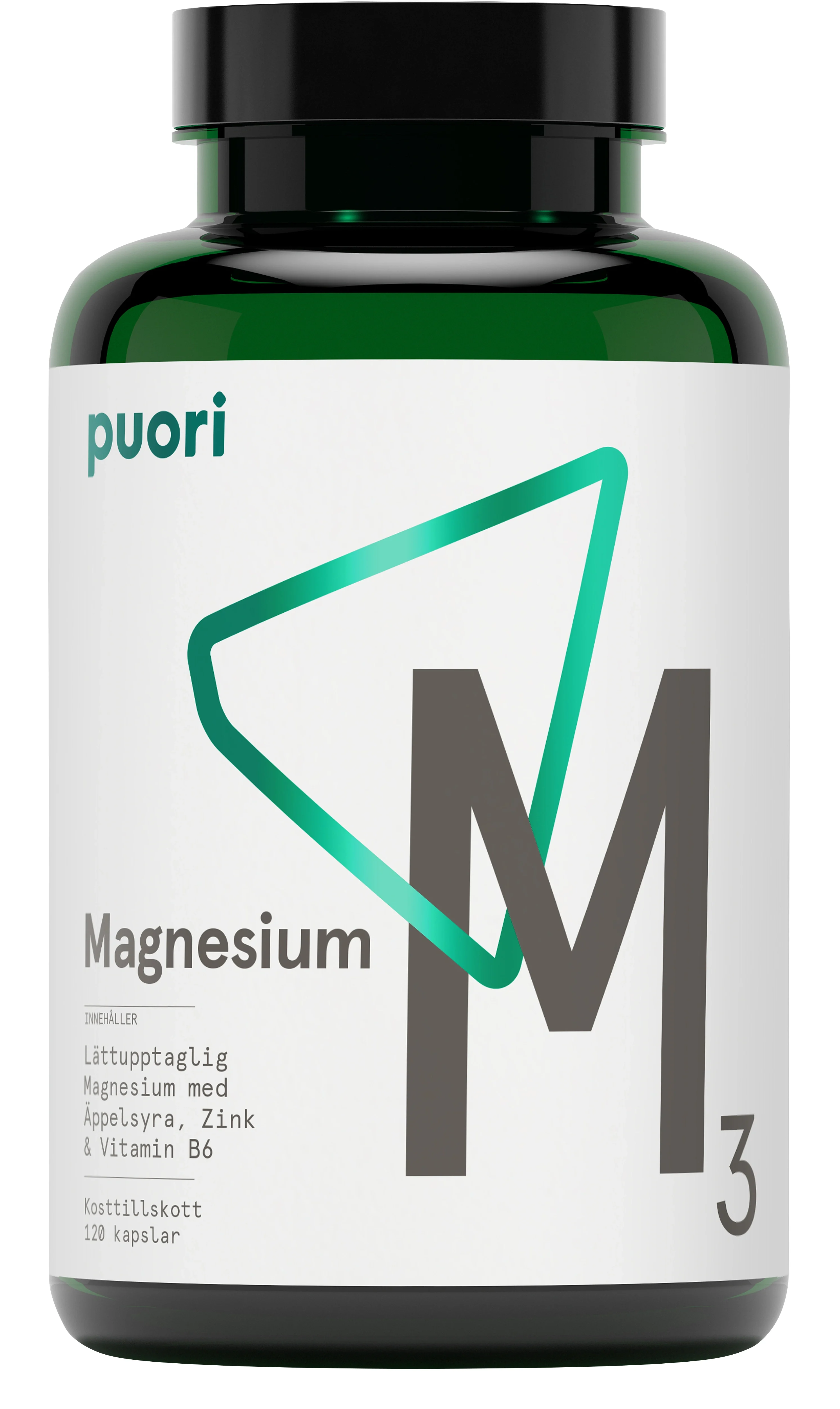 Puori M3 Magnesium & Zink 120 kapslar från Puori – köp hos Apotek Hjärtat
