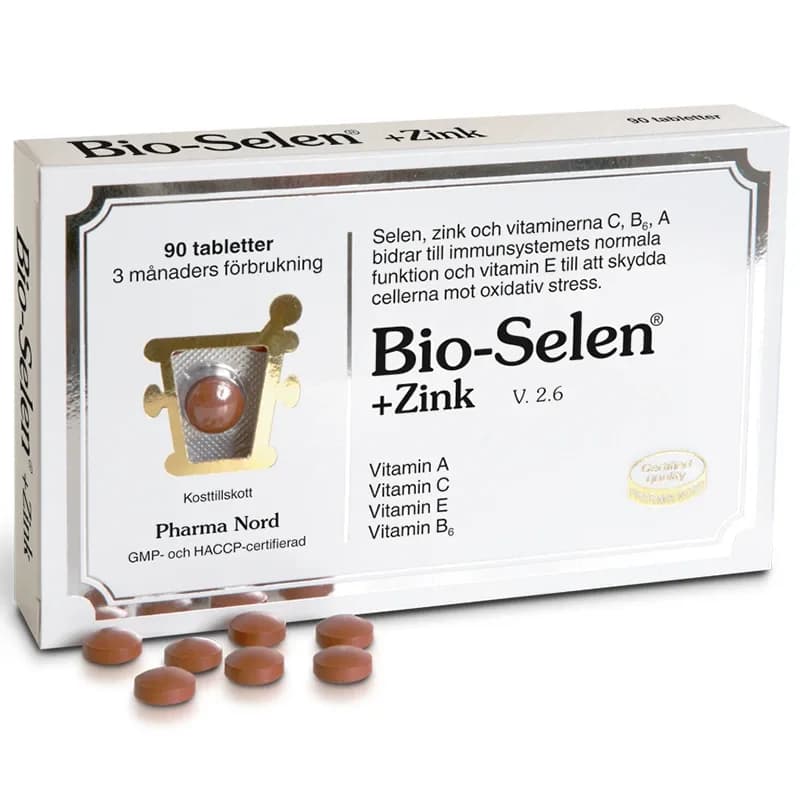 Pharma Nord Bio-Selen + Zink 90 st från Pharma Nord - köp hos Apotek Hjärtat