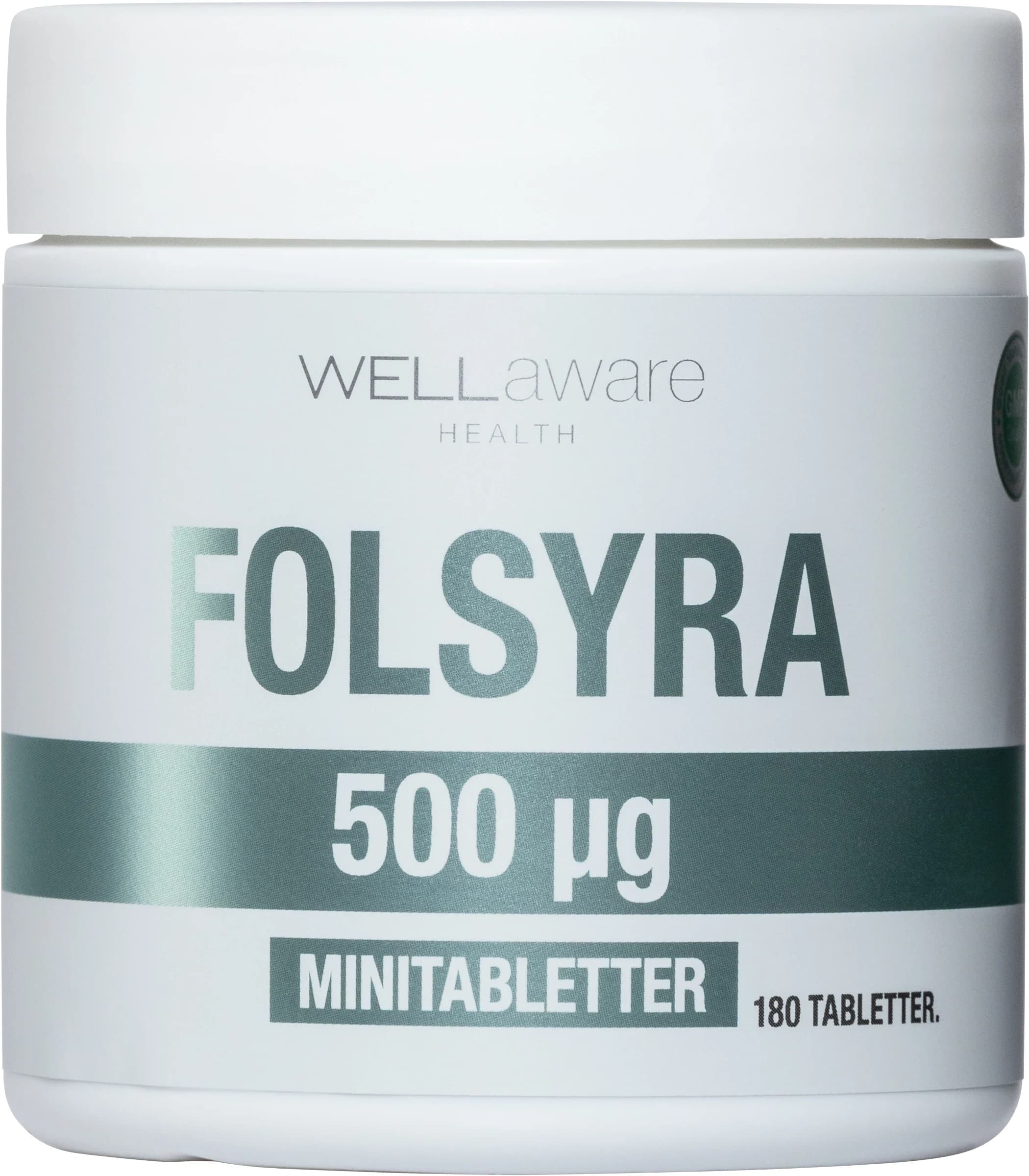 WellAware Health Folsyra 180 minitabletter från WellAware – köp hos Apotek Hjärtat