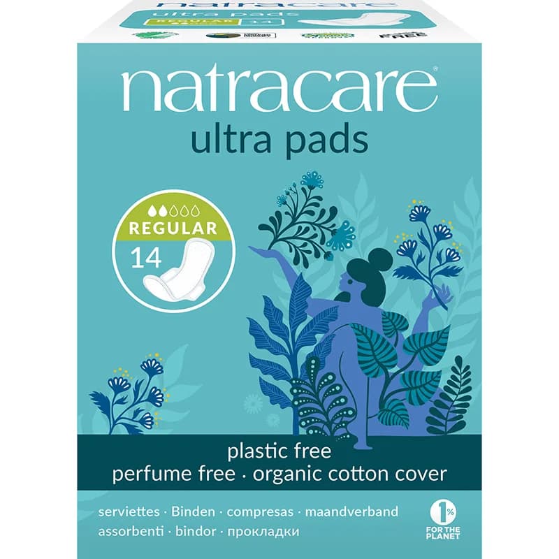 Natracare Binda Ultra Normal med vingar Eko 14 st från Natracare – köp hos Apotek Hjärtat