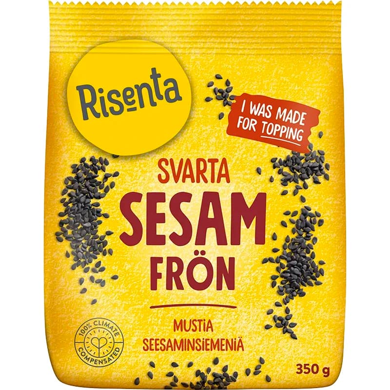 Risenta Svarta Sesamfrön 350 g från Risenta – köp hos Apotek Hjärtat