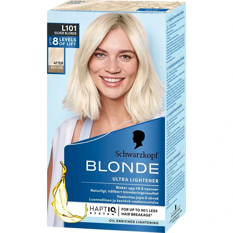 Schwarzkopf Blonde Ultra Lightener L101 Silver Blonde Blondering Blekning från Schwarzkopf – köp hos Apotek Hjärtat