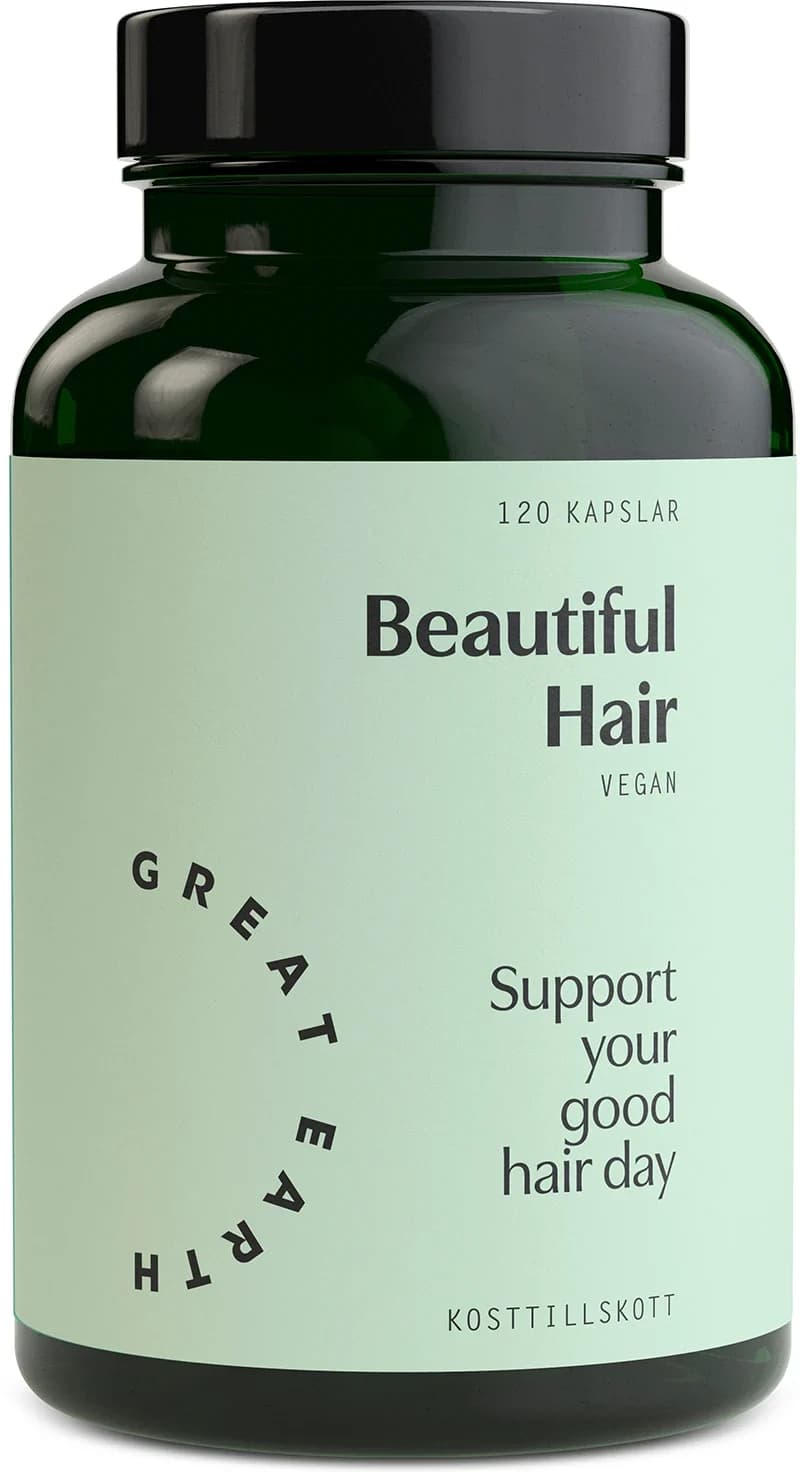 Great Earth Beautiful Hair 120 kapslar från Great Earth – köp hos Apotek Hjärtat