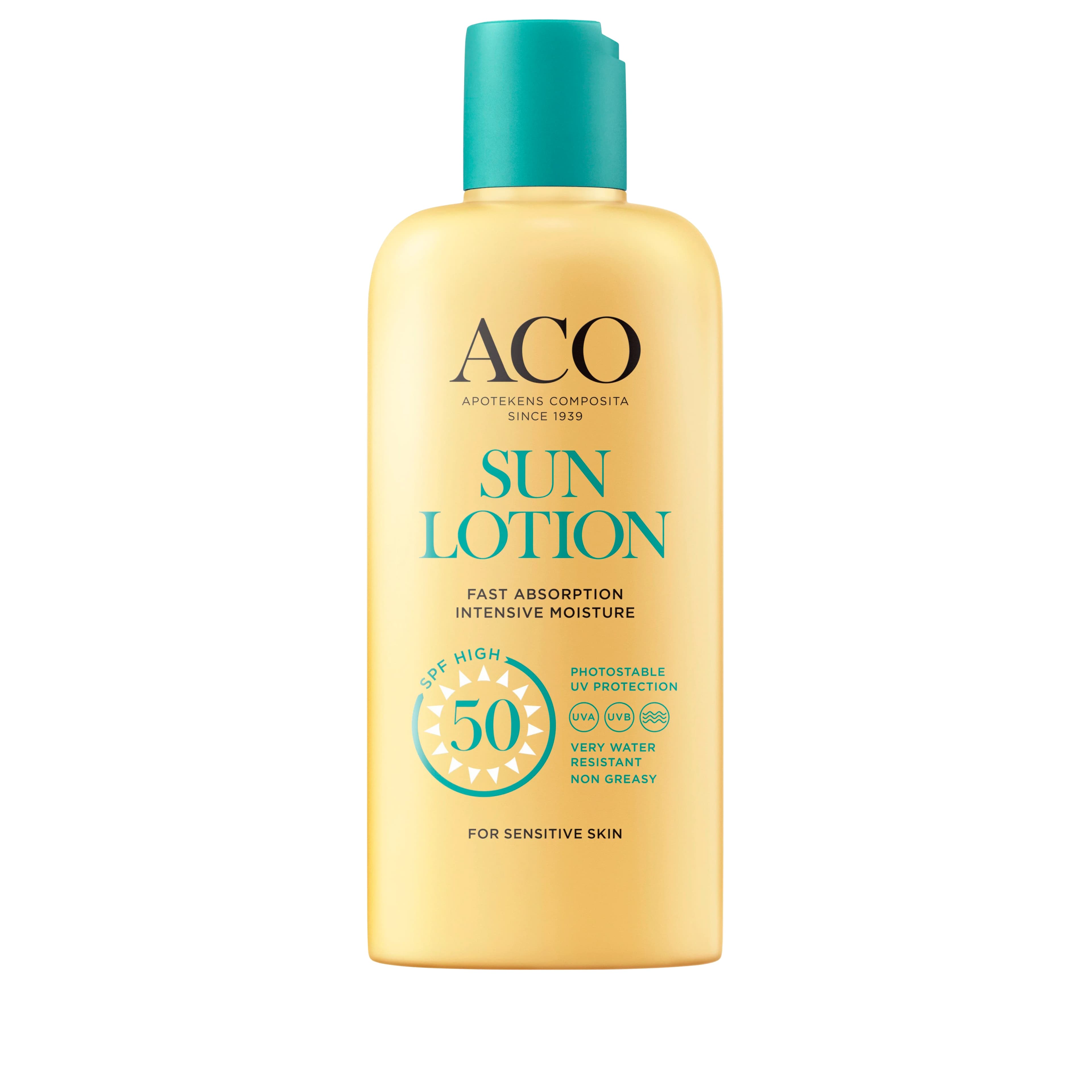ACO Sun Lotion SPF 50, 200 ml från ACO – köp hos Apotek Hjärtat