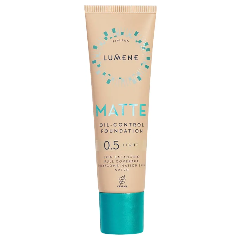 Lumene Matte Oil-Control Foundation SPF 20, 30 ml 0,5 Light från Lumene - köp hos Apotek Hjärtat