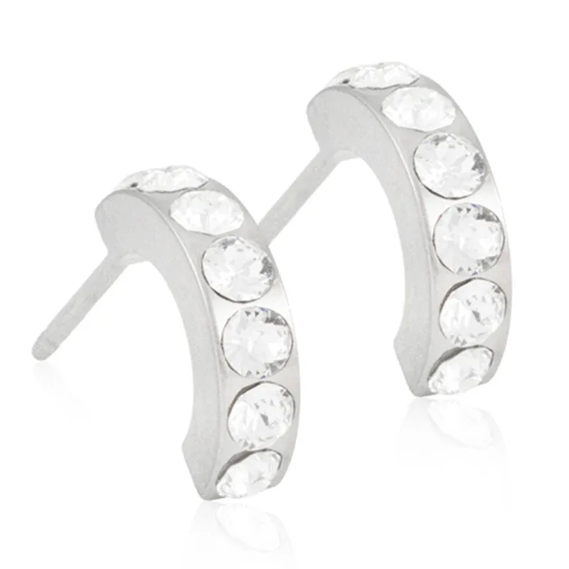 Blomdahl Örhängen Pendant Brilliance Curved Crystal från Blomdahl – köp hos Apotek Hjärtat