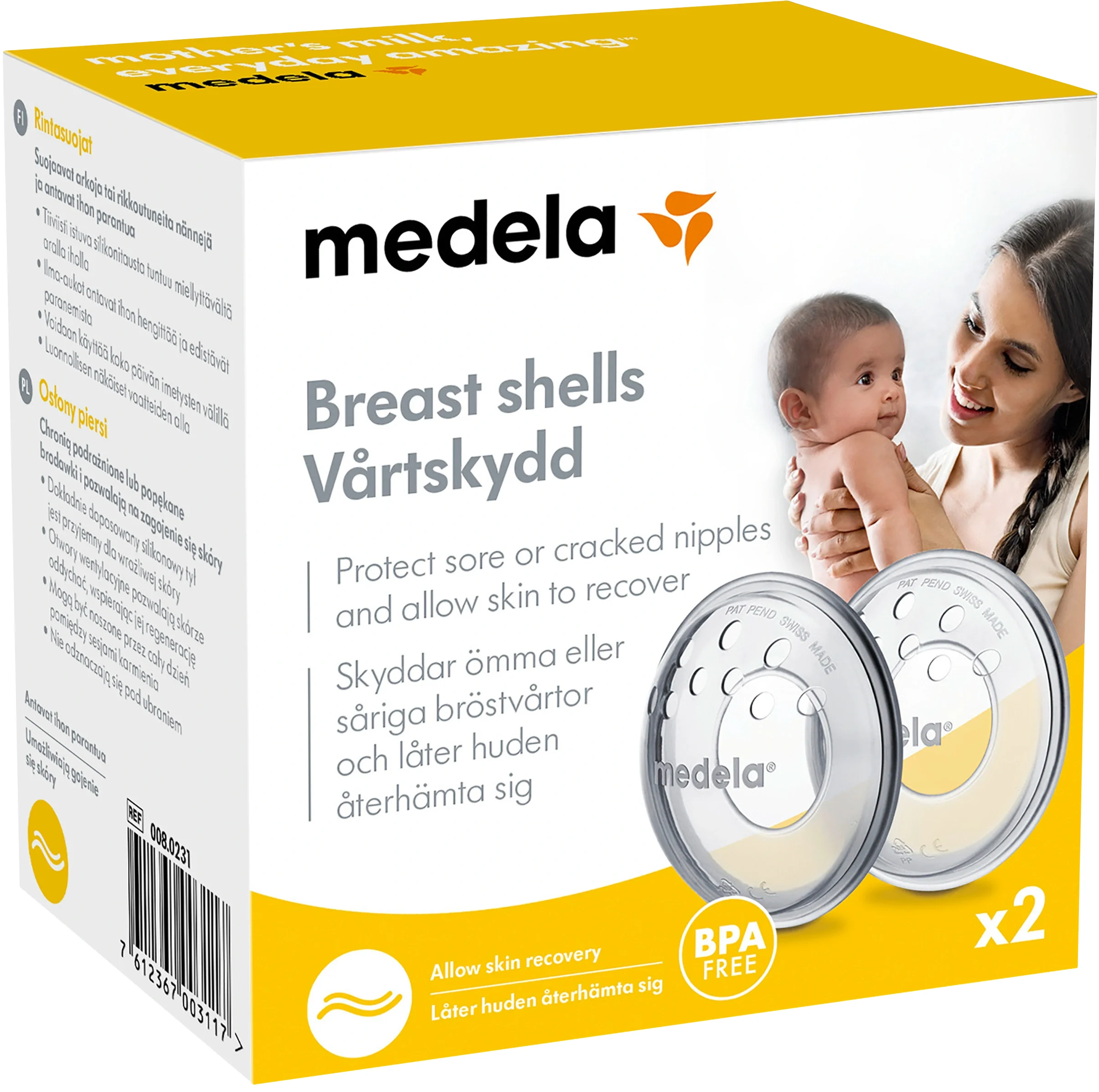 Medela bröstvårtskydd 2 st från Medela – köp hos Apotek Hjärtat