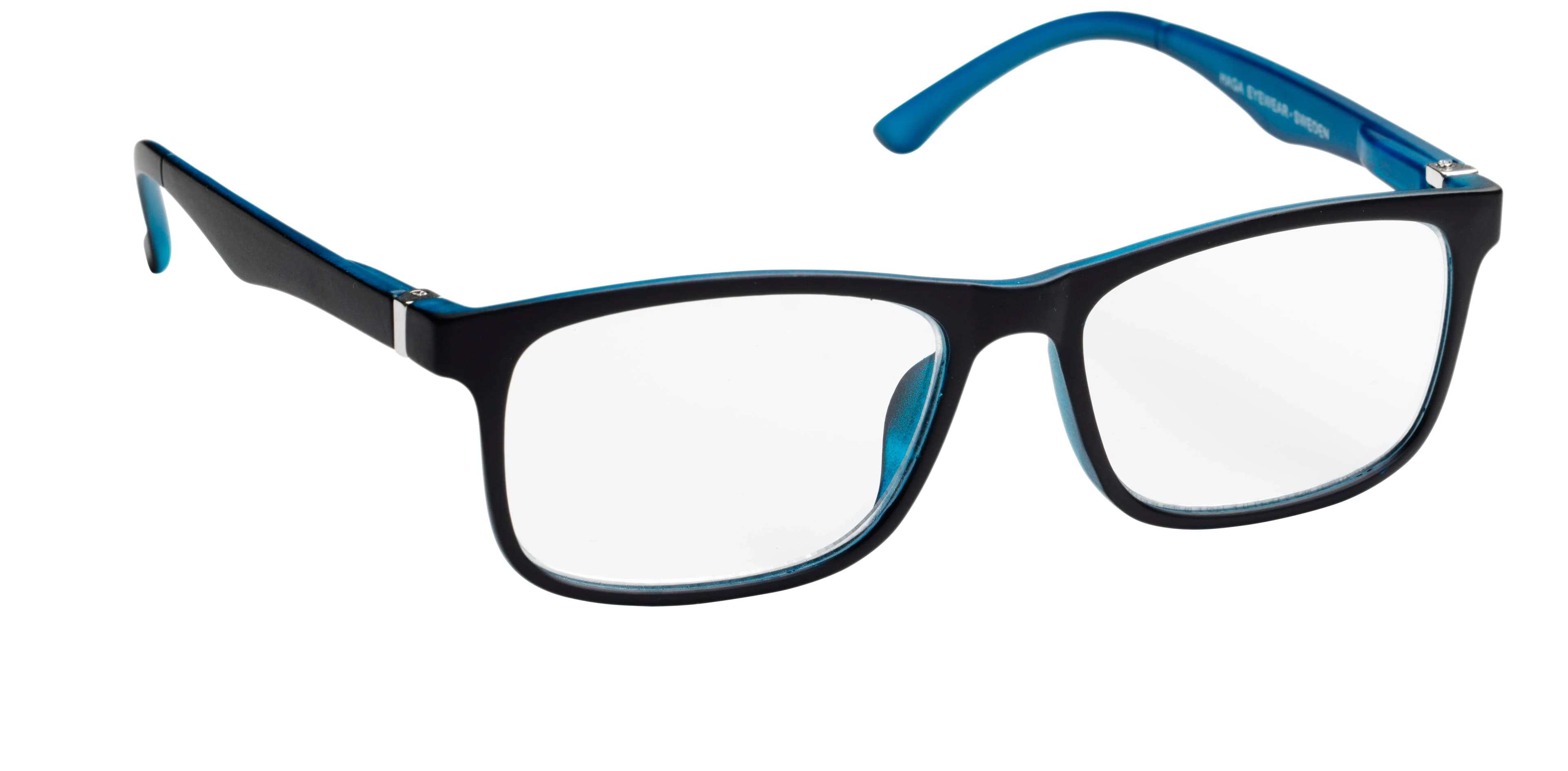 Lix Läsglasögon Stockholm Matt Black Blue +1,5 från Haga Optik – köp hos Apotek Hjärtat