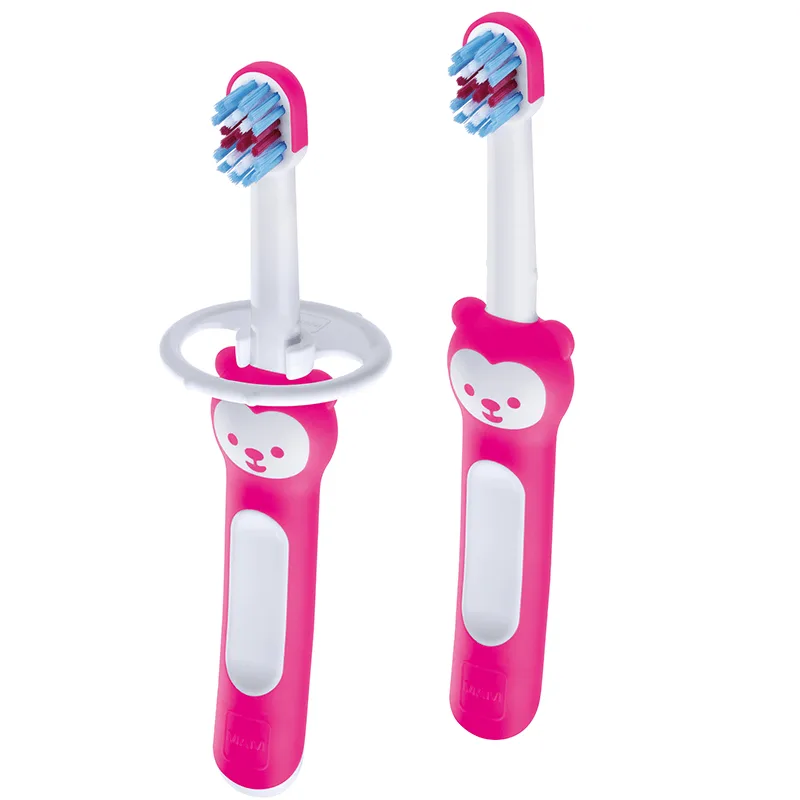 MAM Baby's Brush Pink 2-pack från MAM – köp hos Apotek Hjärtat