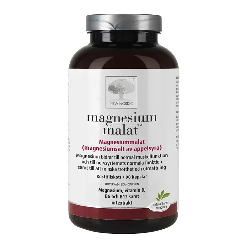 New Nordic Magnesium Malat 90 st från New Nordic – köp hos Apotek Hjärtat