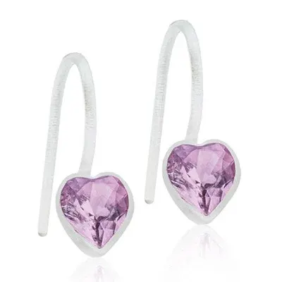 Blomdahl Pendant Fixed Heart Light Amethyst Örhängen från Blomdahl – köp hos Apotek Hjärtat