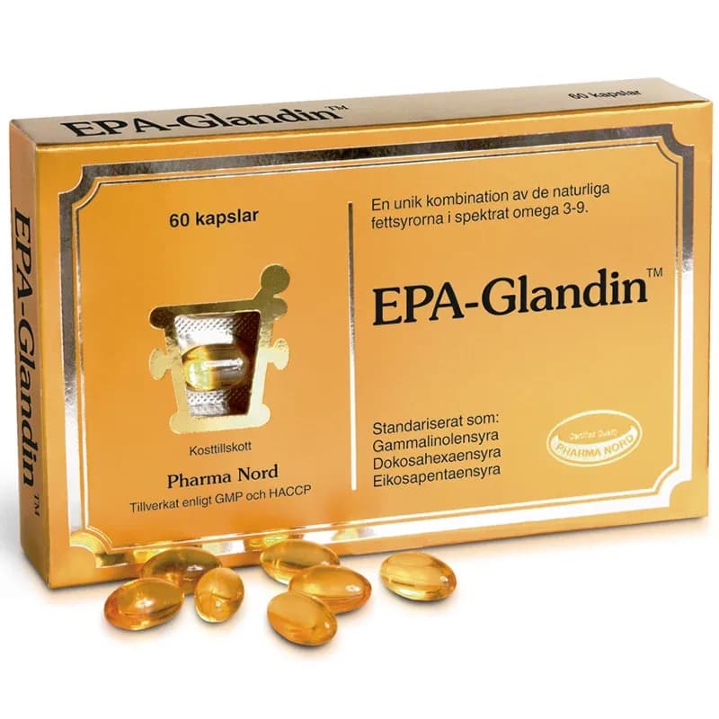 Pharma Nord EPA-Glandin 60 st från Pharma Nord – köp hos Apotek Hjärtat