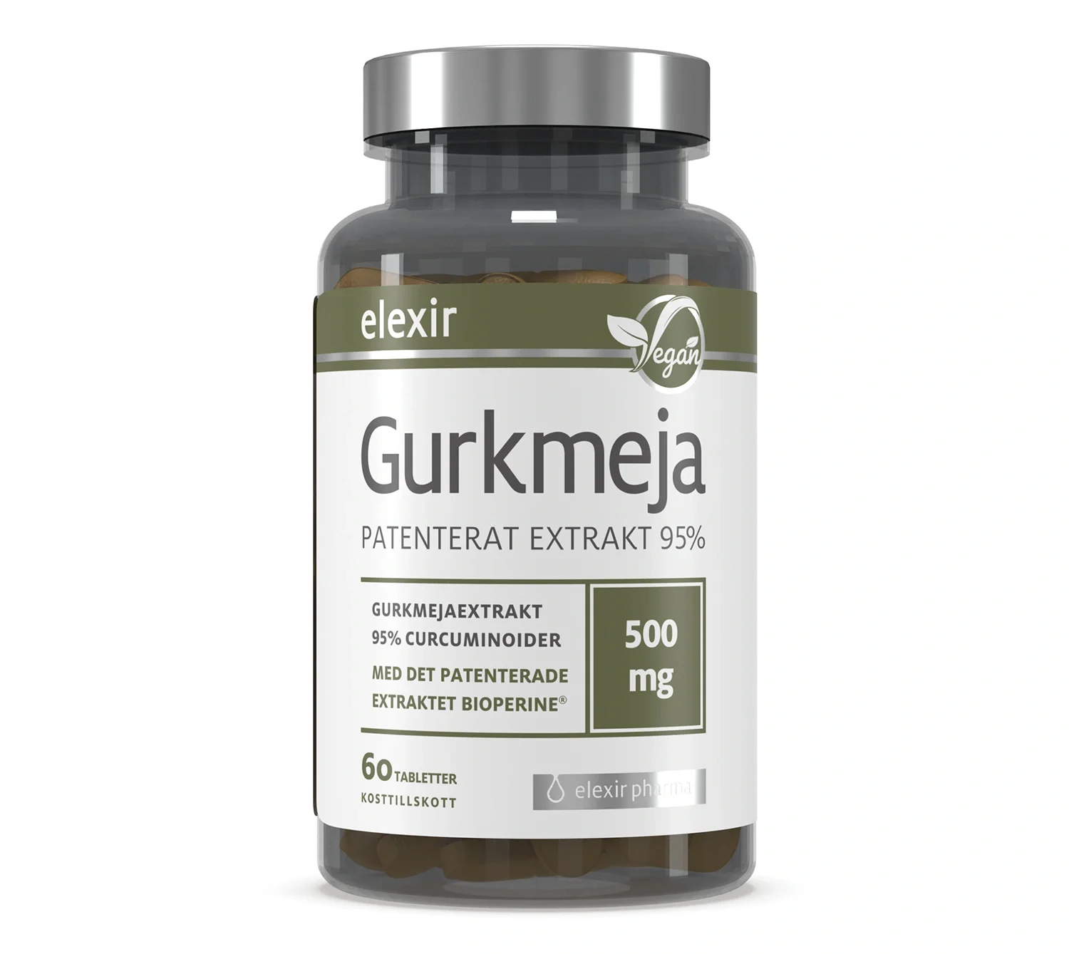 Elexir Pharma Gurkmeja 500 mg 60 tabletter från Elexir Pharma – köp hos Apotek Hjärtat