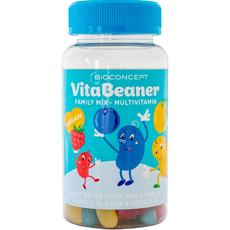 VitaBeaner Multivitamin Family Mix Gelébönor 90 st från Vitabeaner – köp hos Apotek Hjärtat