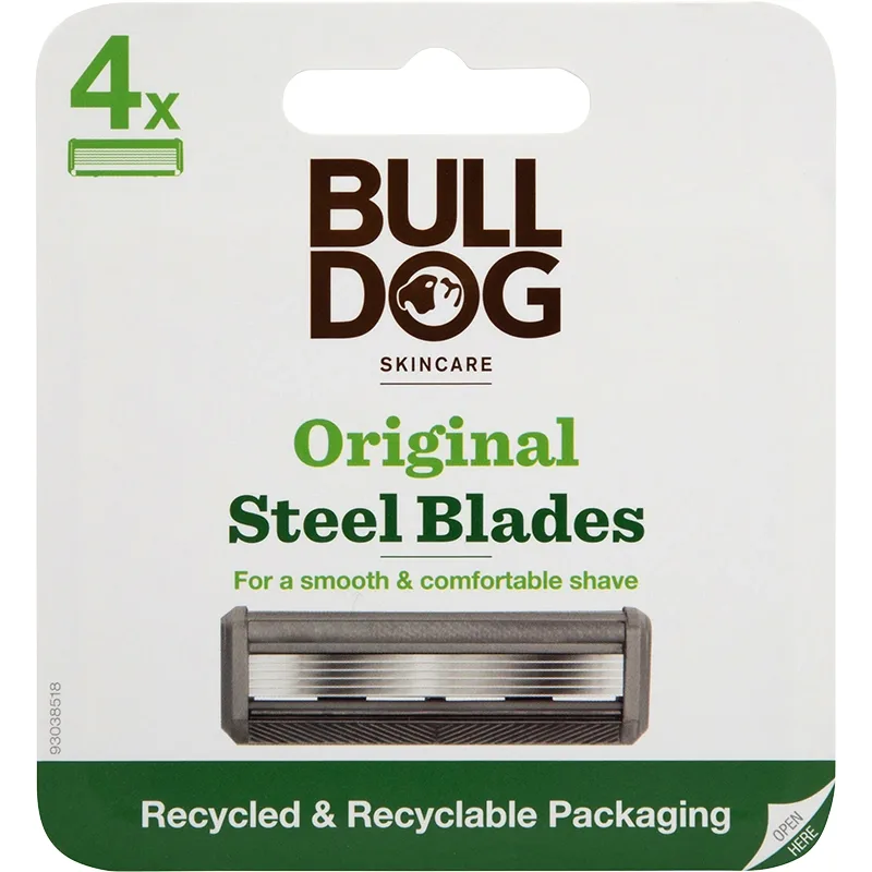 Bulldog Original Steel Blades Rakblad 4 st från Bulldog – köp hos Apotek Hjärtat