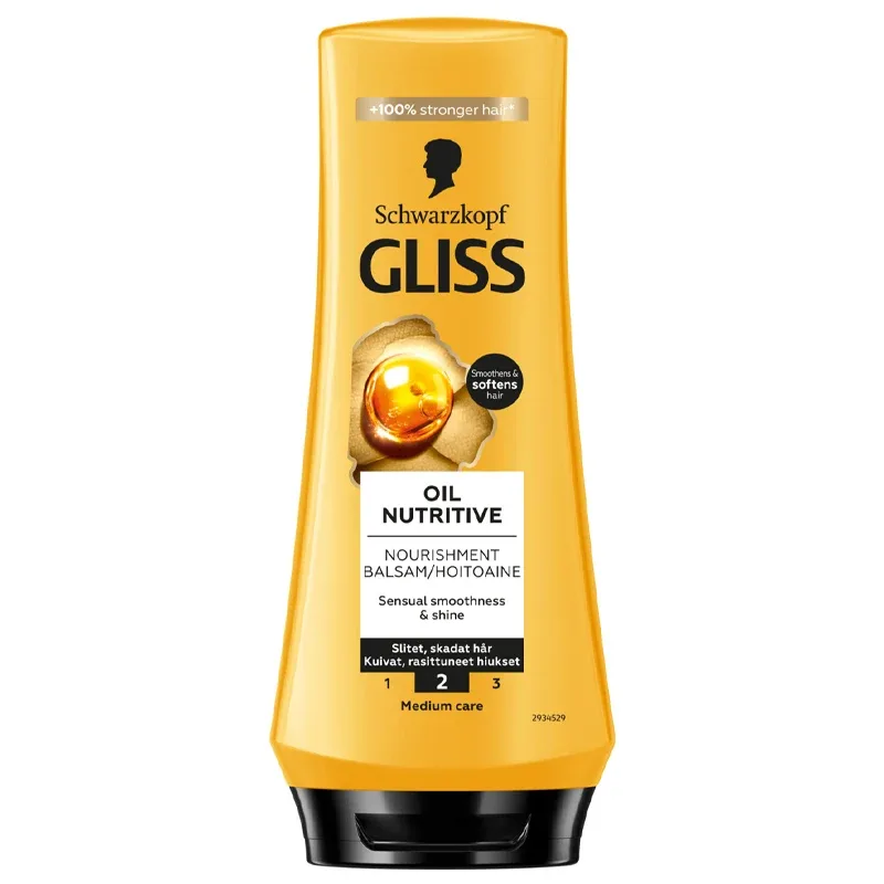 Schwarzkopf Gliss Oil Nutritive Nourishment Conditioner for Strawy & Damaged Hair 200 ml från Schwarzkopf - köp hos Apotek Hjärtat