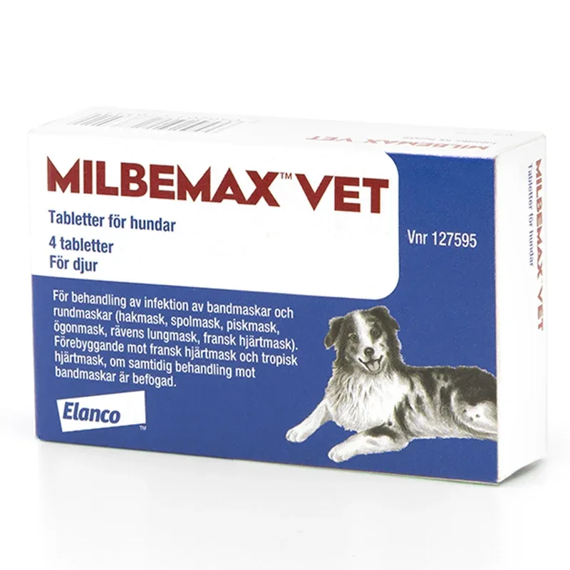 Milbemax vet. för hund tablett 4 st från Milbemax – köp hos Apotek Hjärtat