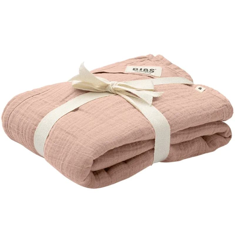 BIBS Muslin Swaddle 120x120 cm Blush från BIBS – köp hos Apotek Hjärtat