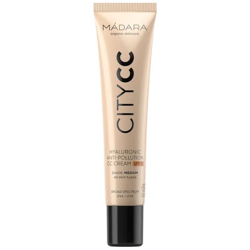 Mádara CITY CC Hyaluronic Anti-Pollution CC Cream SPF 15, 40 ml Medium från Mádara – köp hos Apotek Hjärtat