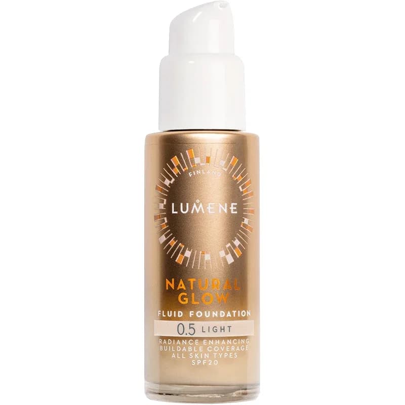 Lumene Natural Glow Fluid Foundation SPF 20, 30 ml 0.5 Light från Lumene - köp hos Apotek Hjärtat