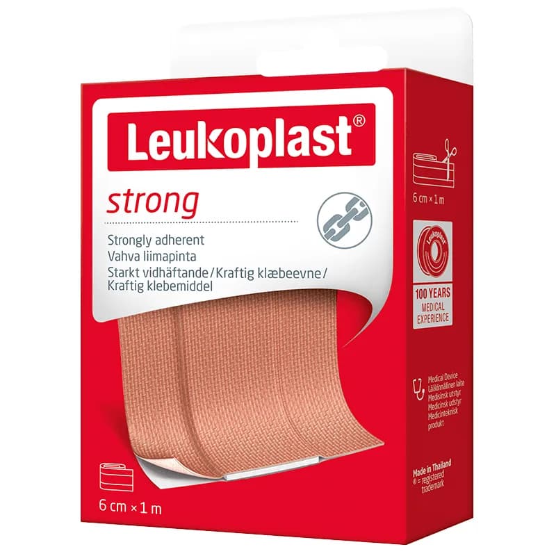 Leukoplast Strong plåsterrulle 6cm x 1m från Leukoplast – köp hos Apotek Hjärtat