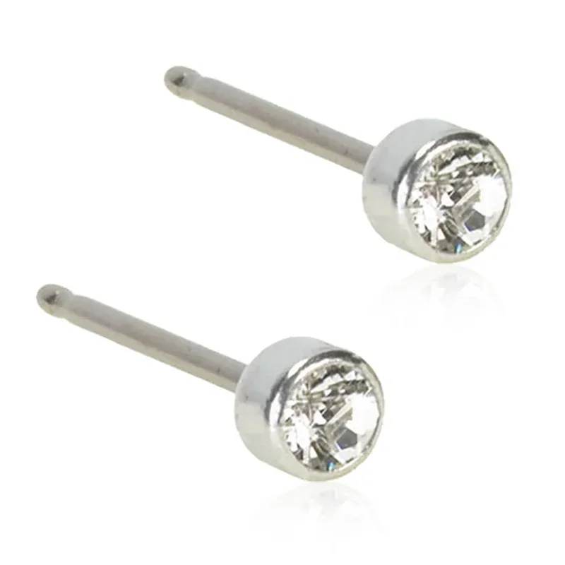 Blomdahl Örhängen ST Bezel 3mm Crystal 1 par från Blomdahl – köp hos Apotek Hjärtat