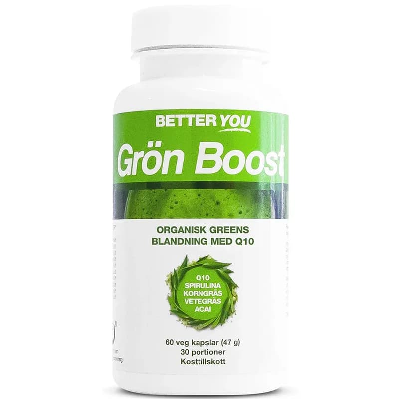 Better You Grön Boost 60 kapslar från Better You – köp hos Apotek Hjärtat