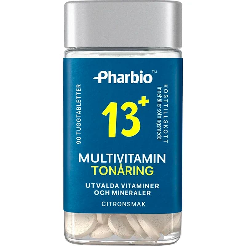 Pharbio Multivitamin Tonåring 90 st från Pharbio – köp hos Apotek Hjärtat