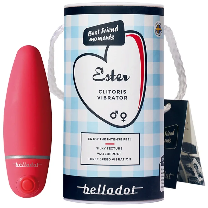 Belladot Ester Clitoris Vibrator Red från Belladot – köp hos Apotek Hjärtat