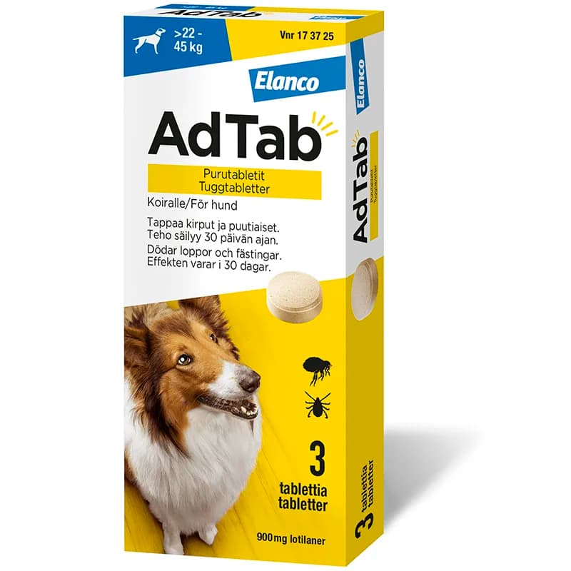 AdTab Tuggtablett 900mg Blister, 3tabletter från AdTab – köp hos Apotek Hjärtat