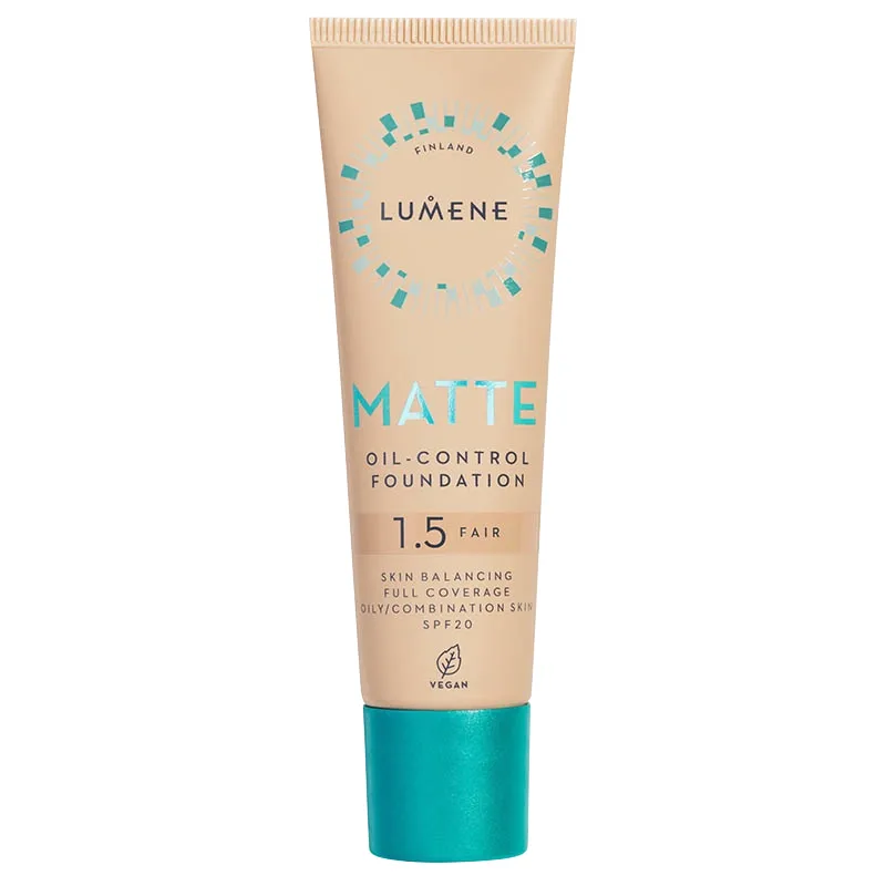 Lumene Matte Oil-Control Foundation SPF 20, 30 ml 1,5 Fair från Lumene - köp hos Apotek Hjärtat