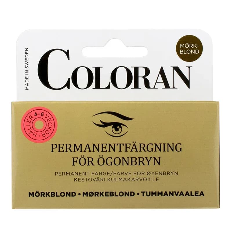 Coloran Ögonbrynsfärg Mörkblond 8 ml + 7 g från Coloran – köp hos Apotek Hjärtat