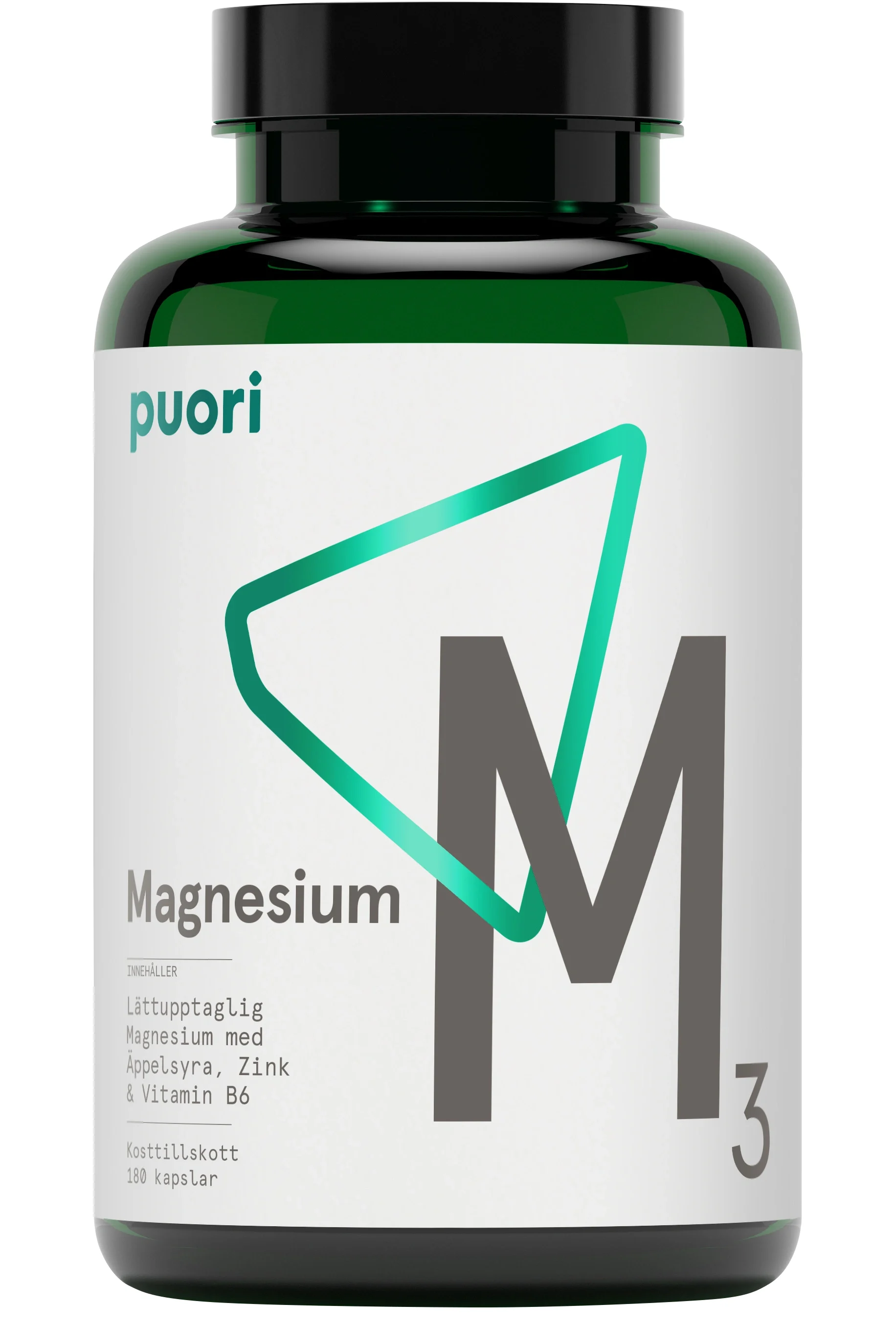 Puori M3 Magnesium & Zink 180 kapslar från Puori – köp hos Apotek Hjärtat