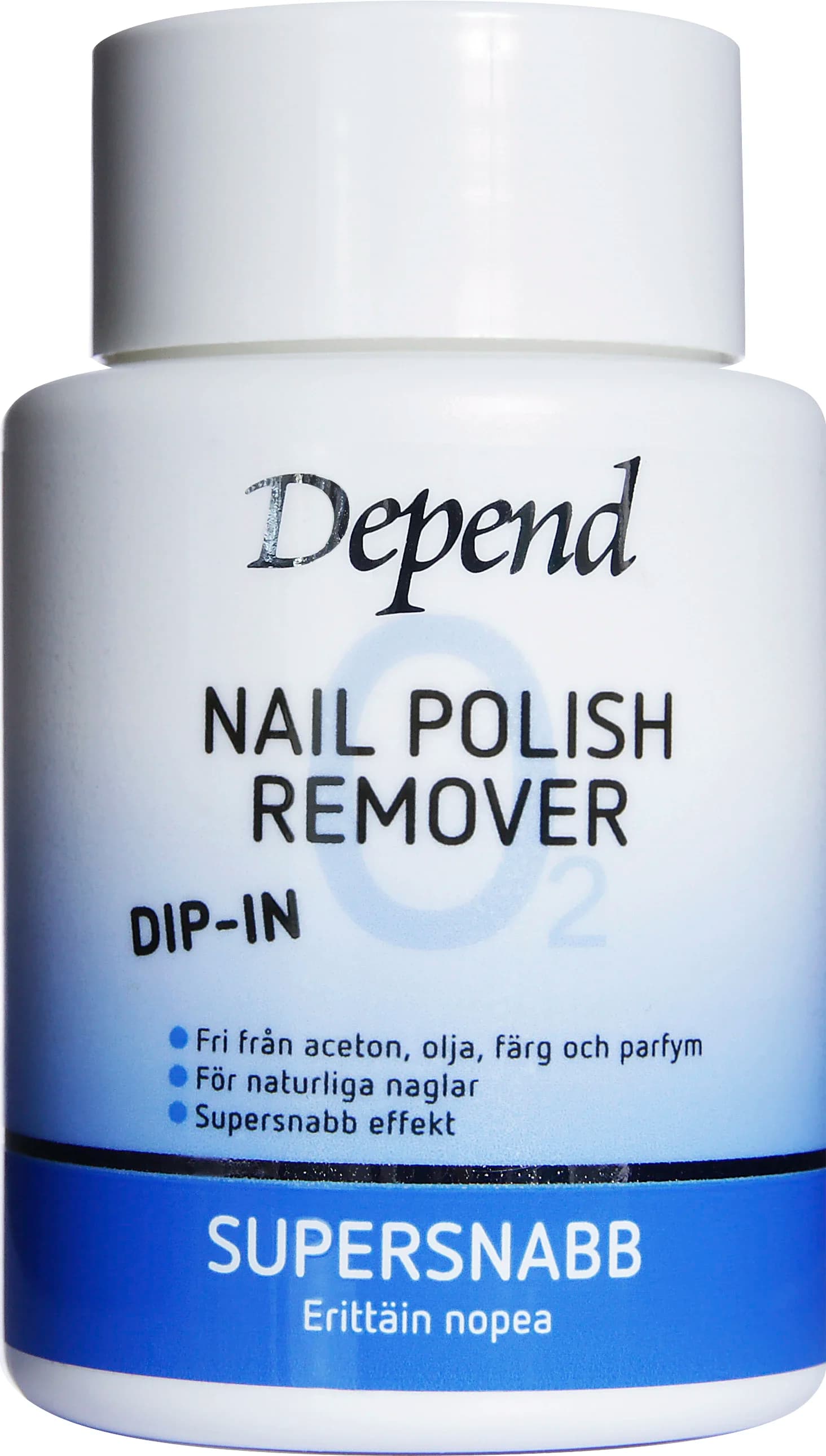 Depend O2 Dip Remover Blå 75 ml från Depend - köp hos Apotek Hjärtat