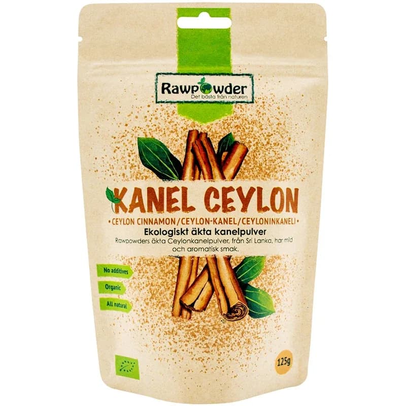 Rawpowder Kanel Ceylon 125 g från Rawpowder – köp hos Apotek Hjärtat