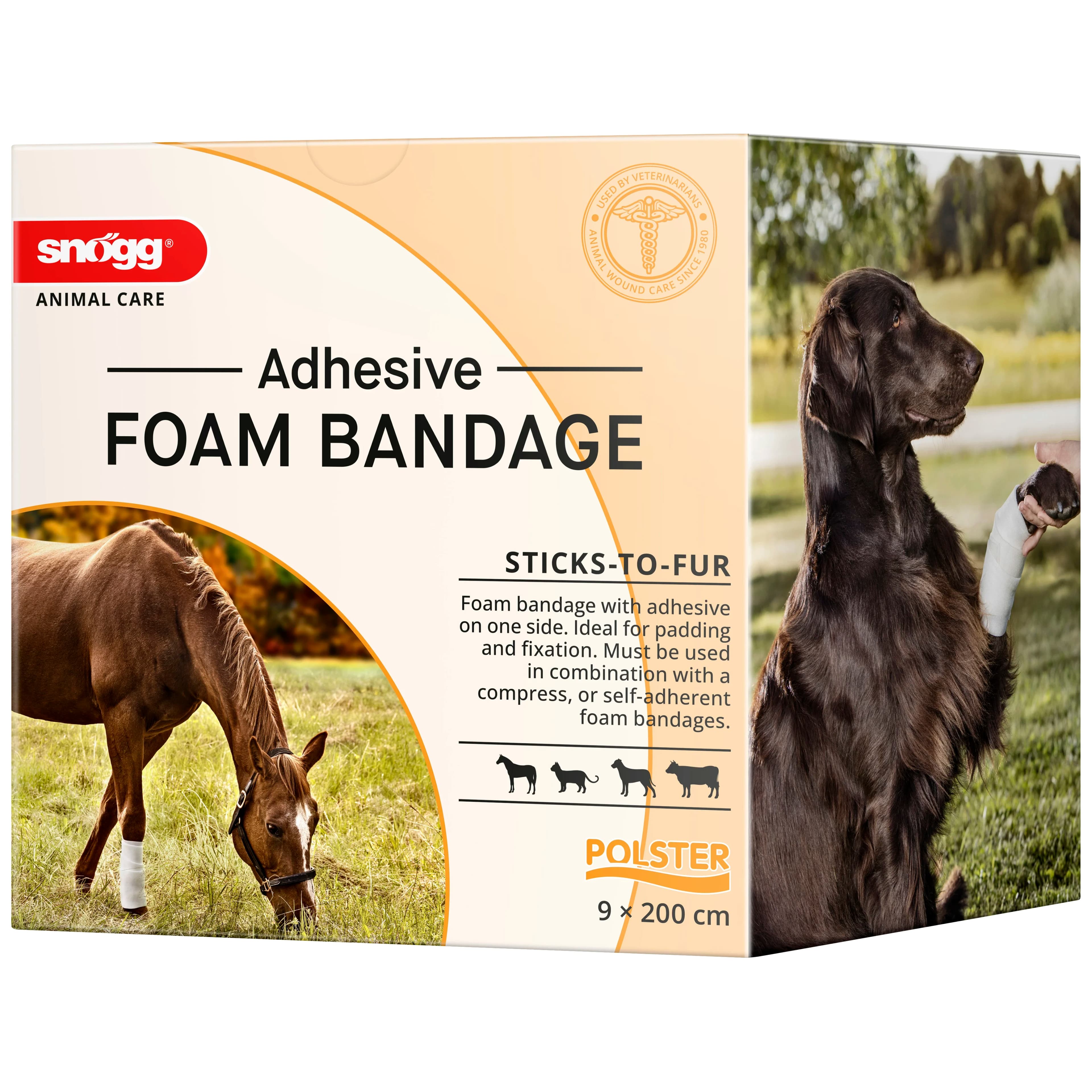 Snögg Foam Bandage Adhesive 9 cm x 2 m från Snögg – köp hos Apotek Hjärtat