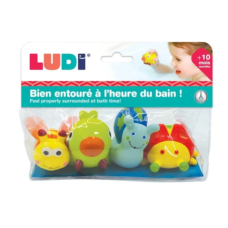 LUDI Badleksaker Insekter 4 st från Ludi – köp hos Apotek Hjärtat