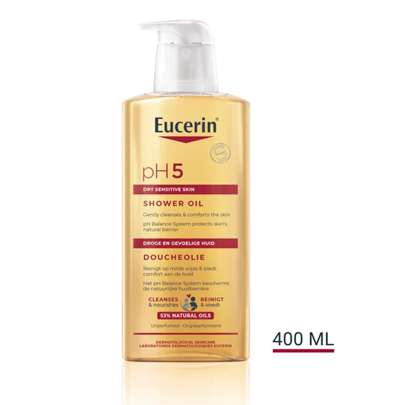 Eucerin pH5 Shower Oil oparfymerad 400 ml från Eucerin – köp hos Apotek Hjärtat