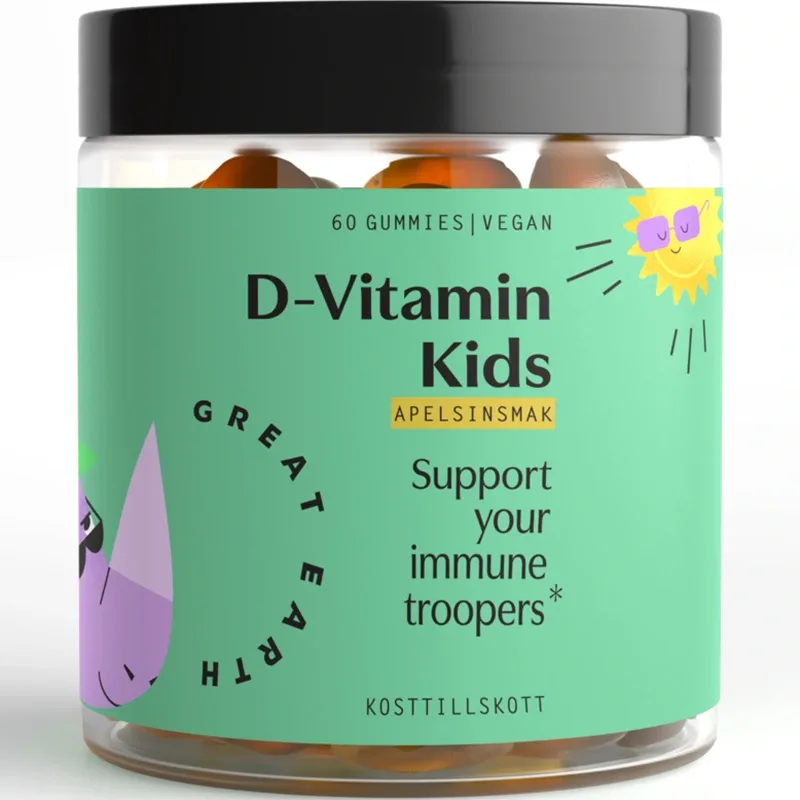 Great Earth D-Vitamin Kids 60 tugg från Great Earth – köp hos Apotek Hjärtat