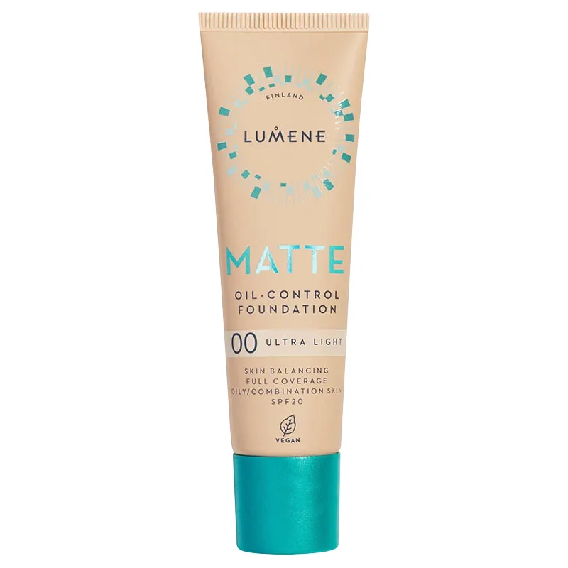 Lumene Matte Oil-Control Foundation SPF 20, 30 ml 00 Ultra Light från Lumene - köp hos Apotek Hjärtat