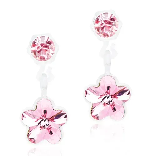 Blomdahl Örhängen Pendant Flower Light Rose 4/6 mm från Blomdahl – köp hos Apotek Hjärtat