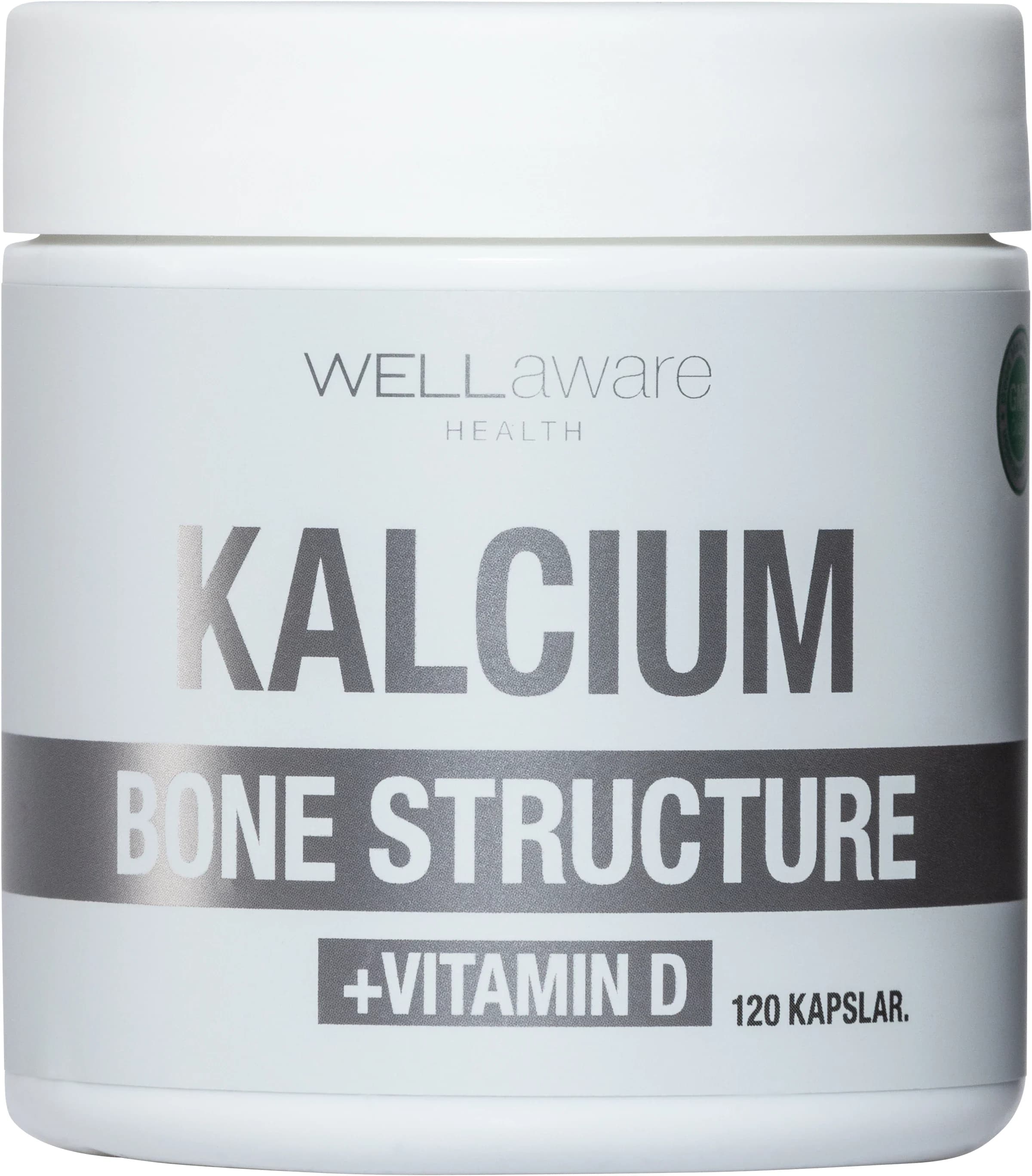WellAware Health Kalcium + Vitamin D 120 kapslar från WellAware – köp hos Apotek Hjärtat
