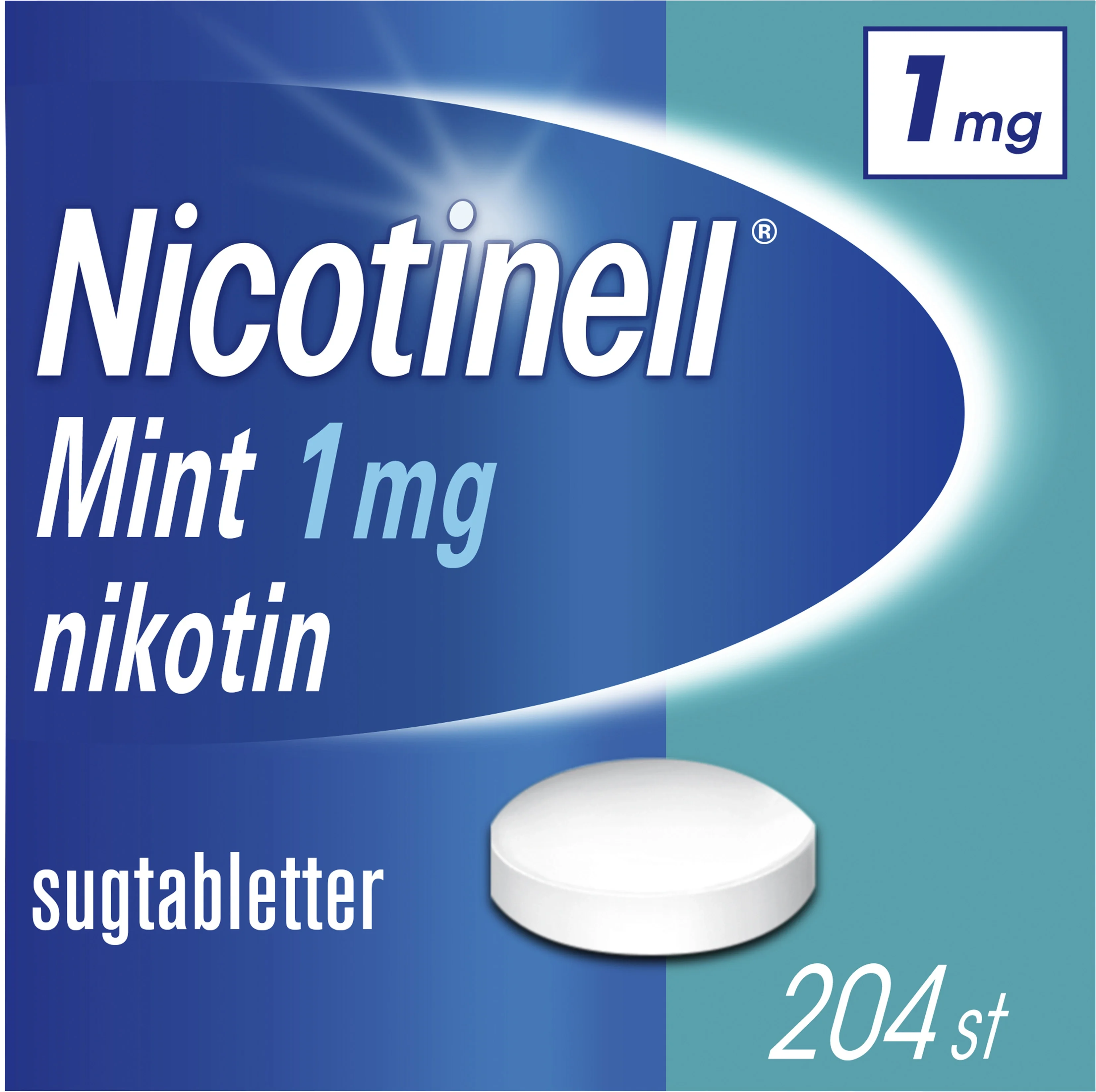 Nicotinell Mint komprimerad sugtablett 1 mg 204 st från Nicotinell – köp hos Apotek Hjärtat