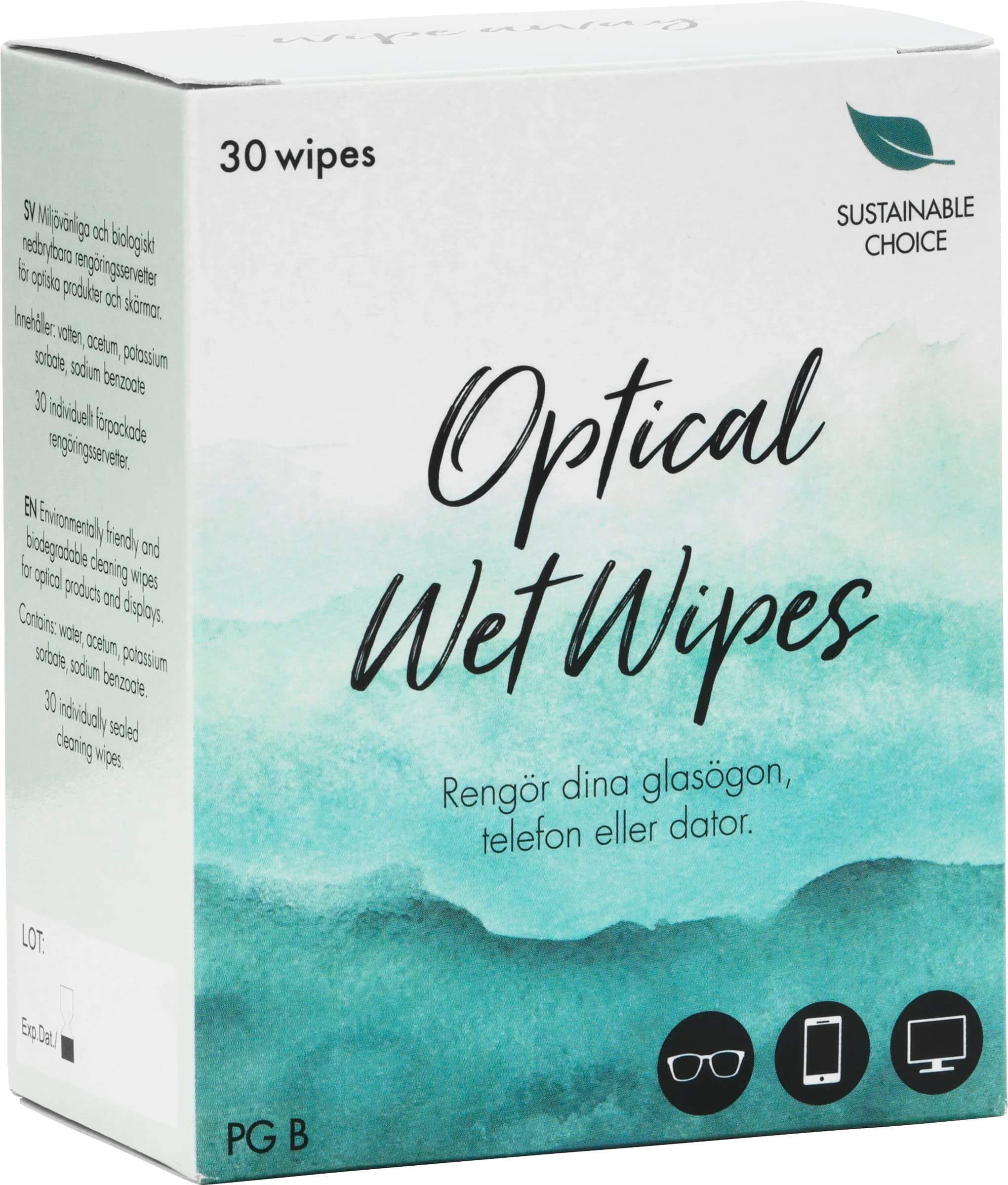 Haga Eyewear Optical Wet Wipes 30 st från Haga Optik – köp hos Apotek Hjärtat