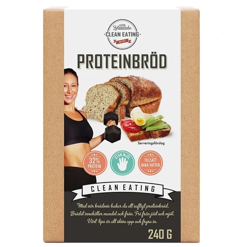 Clean Eating Proteinbrödmix 240 g från Clean Eating – köp hos Apotek Hjärtat