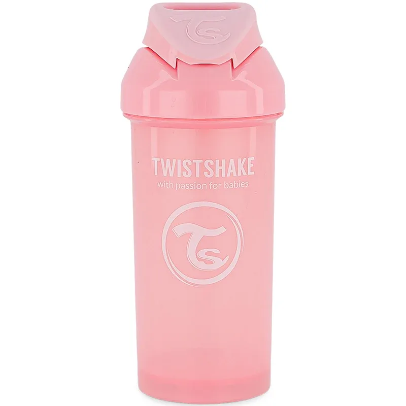 Twistshake Straw Cup 360 ml 6+ mån Pasell Rosa från Twistshake – köp hos Apotek Hjärtat