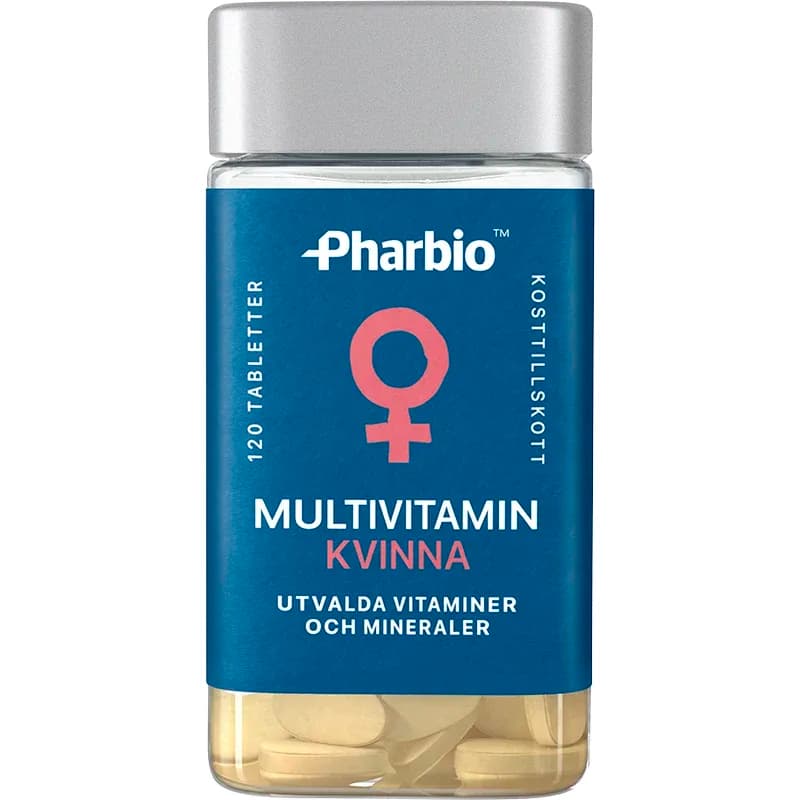 Pharbio Multivitamin Kvinna 120 st från Pharbio – köp hos Apotek Hjärtat