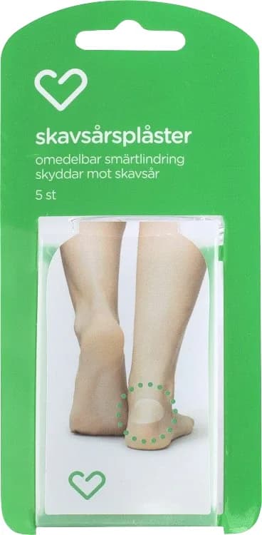 Hjärtats skavsårsplåster medium 5 st från Hjärtats – köp hos Apotek Hjärtat